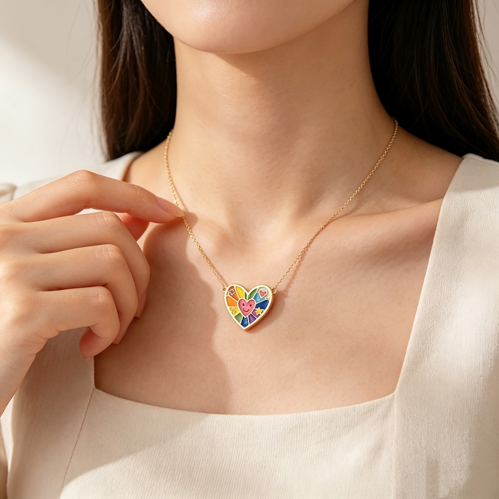 Personalized Cartoon Hand-Drawn Artwork Necklace for Women